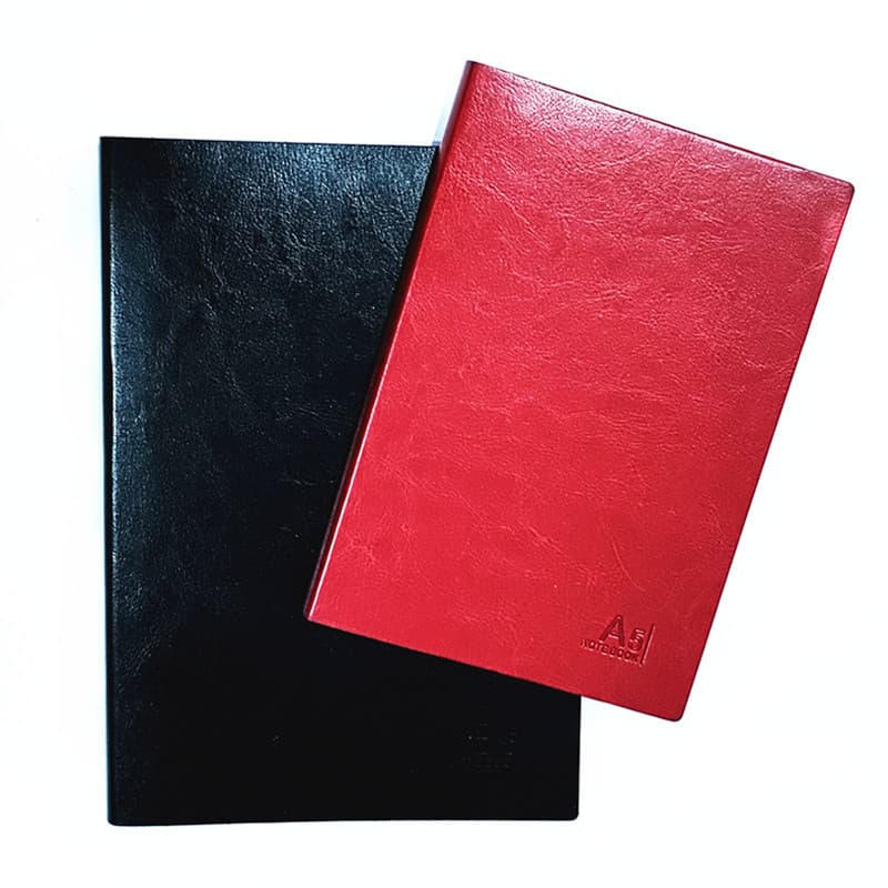 Xindu 105 Simples Cor Sólida Business Couro Notebook Reunião Recordbook Escritório Notebook Trabalho Notebook Ampliado