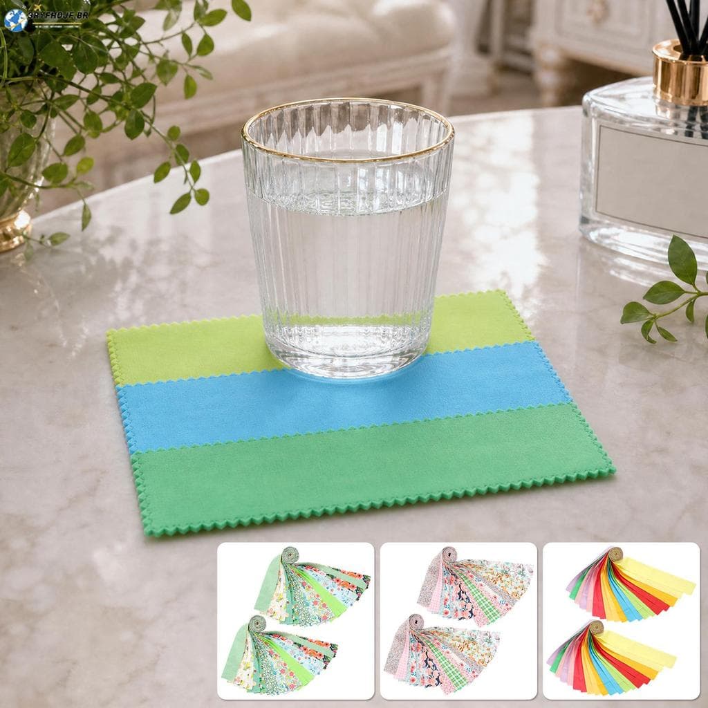 40 Unidades De Tecido Patchwork Pré-Cortado Estampado Sortido Para Quilting E Costura SHOPSKC2320
