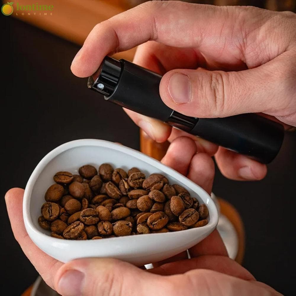 Umidificador De Grãos De Café , Frasco De Spray Anti-Mosca Em Pó , Acessórios De Mini Moedor De Eletricidade Antiestátic