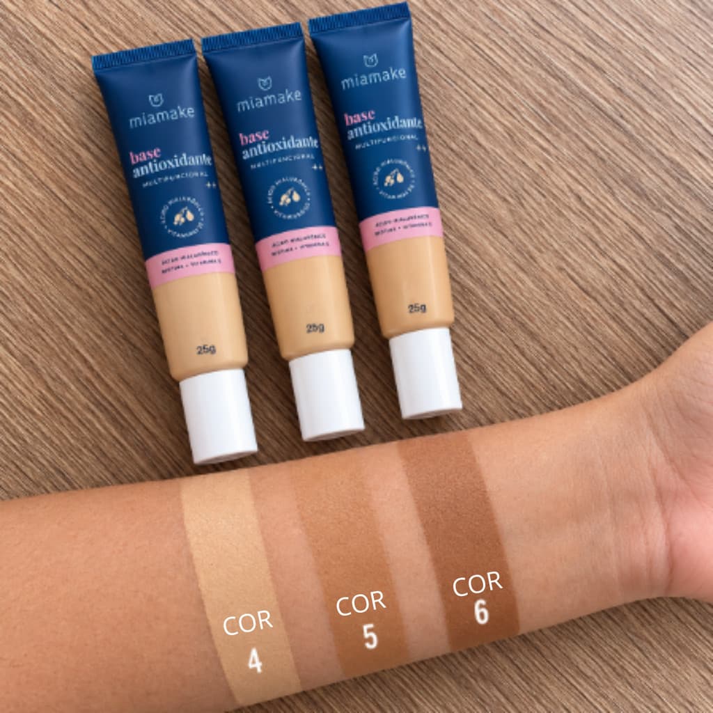 Base Líquida Miamake Antioxidante Multifuncional 25g Hidratante