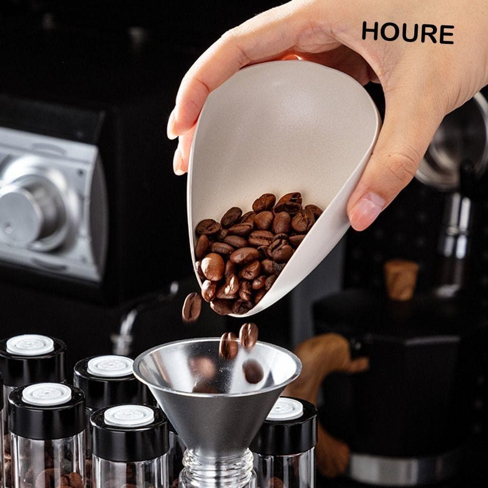 Copo Medidor De Café HOURE , Bandeja De Pesagem De Grãos Fácil De Limpar Em Aço Inoxidável 304 , Portátil