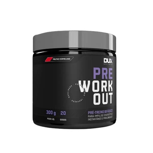 Pré Treino Pre Workout Frutas Vermelhas 300g Dux Nutrition