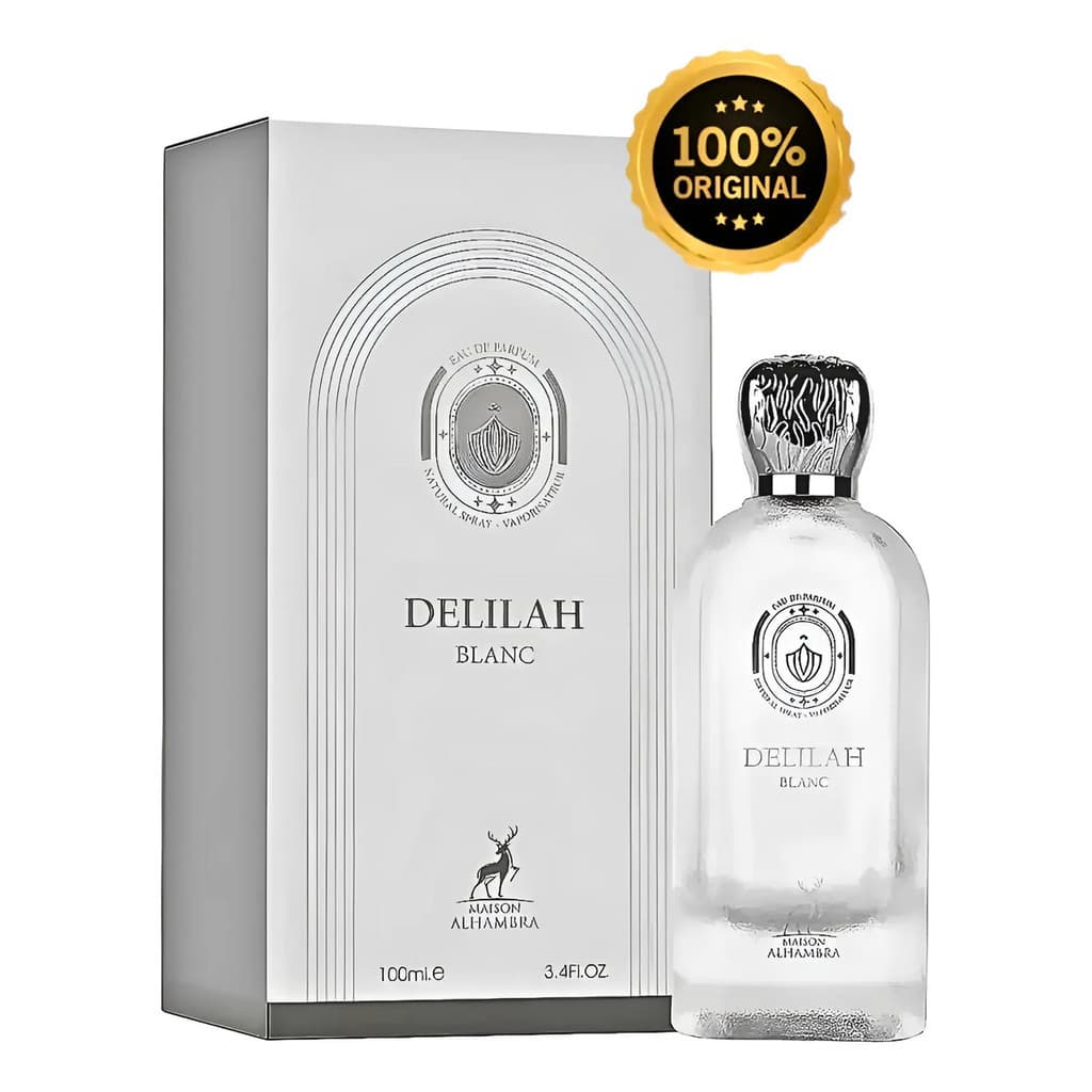 Perfume Árabe Feminino Delilah Blanc Maison Alhambra 100ml Original Importado Fixação Forte