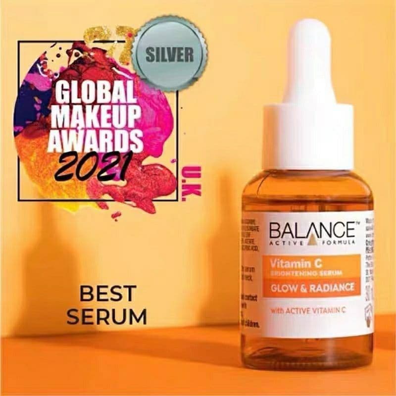 BALANCE Vitamina C Brightening VC Essence 30ml Amarelecimento opaco Melhora o tom da pele Ferramenta útil