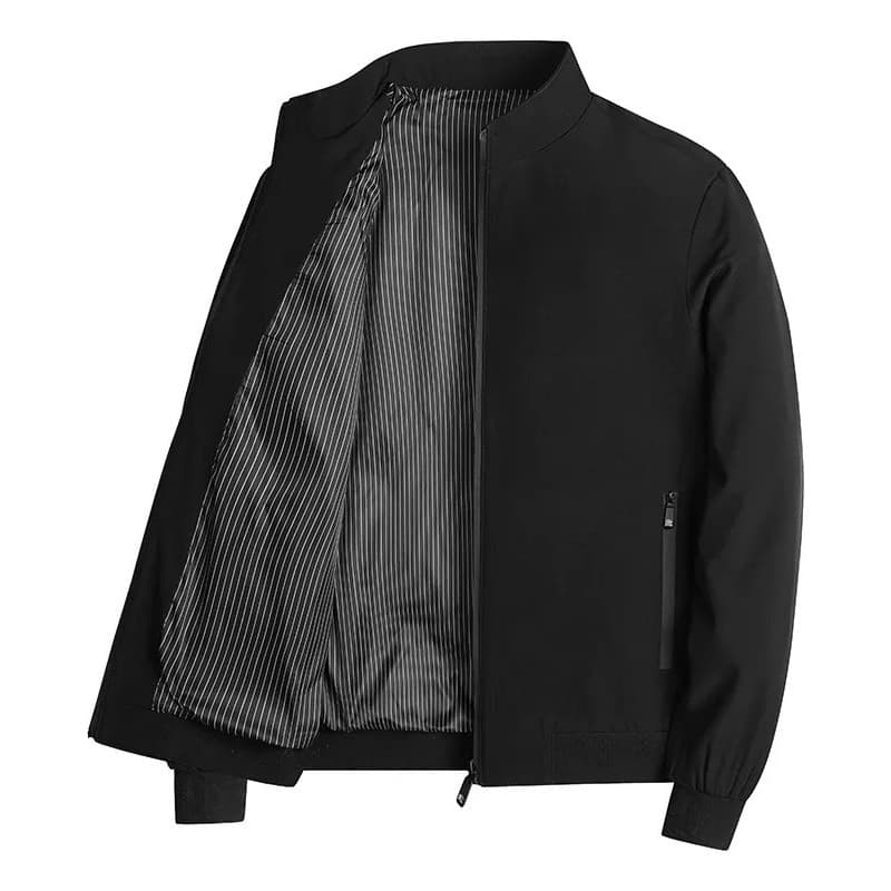 [Estilo Moderno] Jaqueta masculina estilo executivo, jaqueta com gola para primavera e outono. Jaqueta Masculina/Gola Al