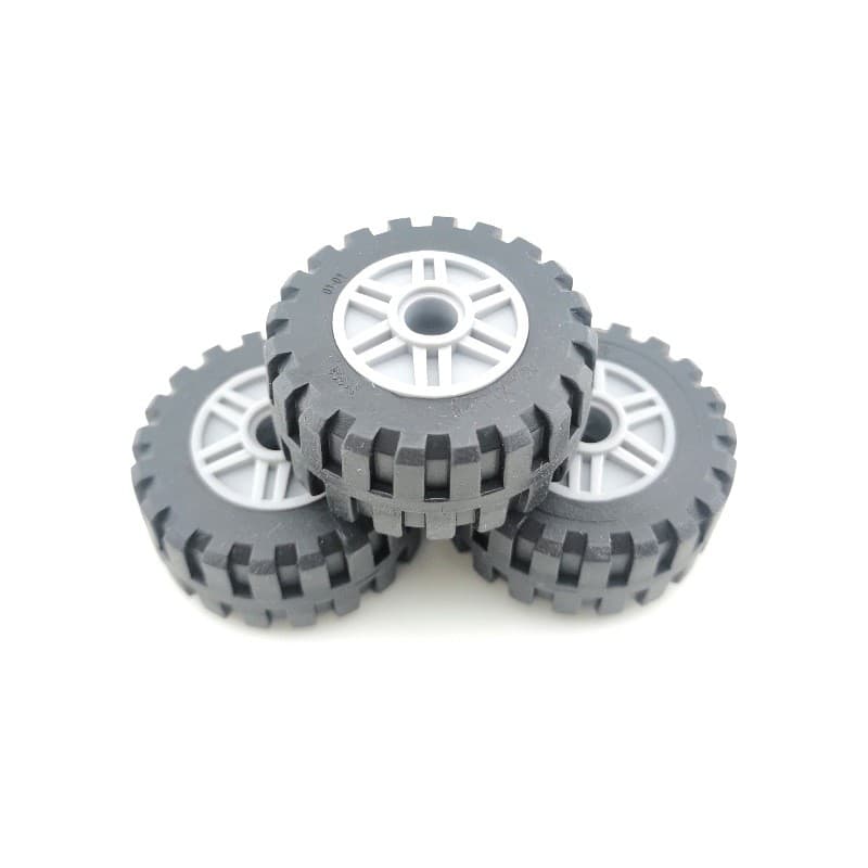 Venda direta de fábrica, acessórios compatíveis com blocos de montar Lego, pneu de carro 92402, acessórios, pneu 30.4 x 