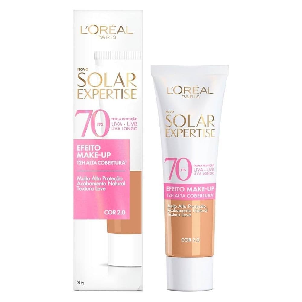 Protetor Solar Make Up FPS70 Cor 2 30g - Solar Expertise