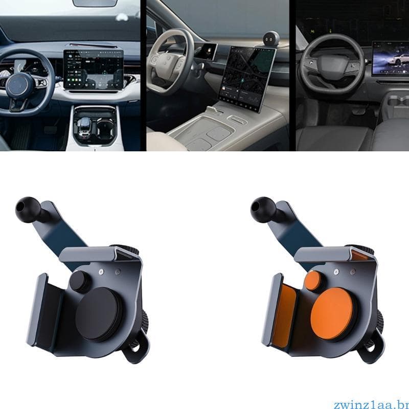zwinz1aa Not Shake Suporte Para Telefone Carro 17mm Suportes Alumínio Rotação Ajustável Automoti