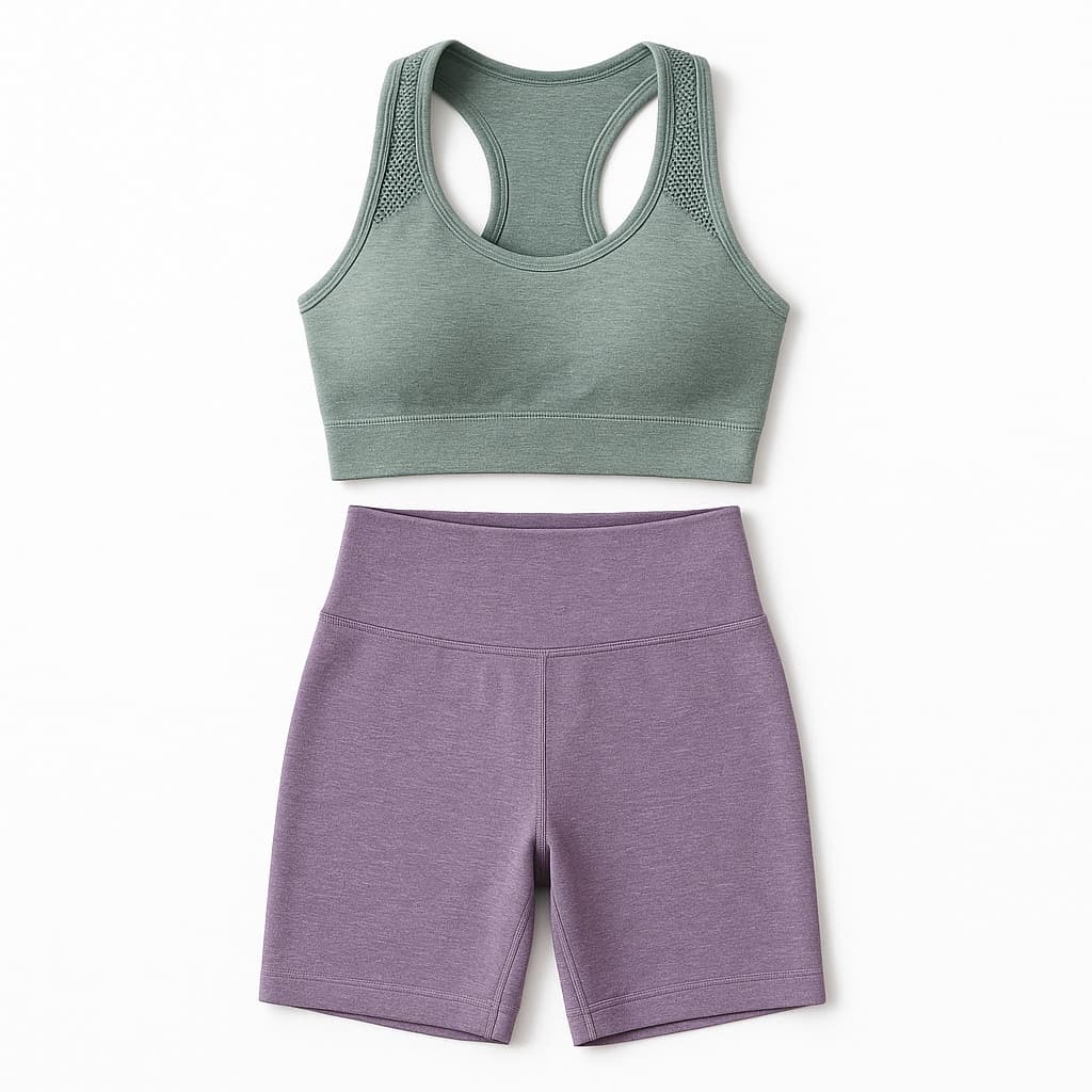 Conjunto Fitness Feminino Top e Legging Roupa de Academia Feminina Efeito Levanta Bumbum Treino e Dia a Dia P ao GG