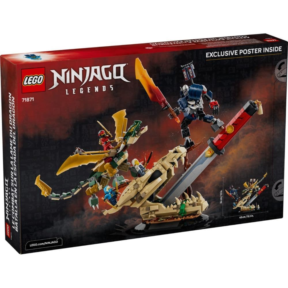 Bloco de Montar - Ninjago - Batalha na Lamina do Dragao - LEGO DO BRASIL