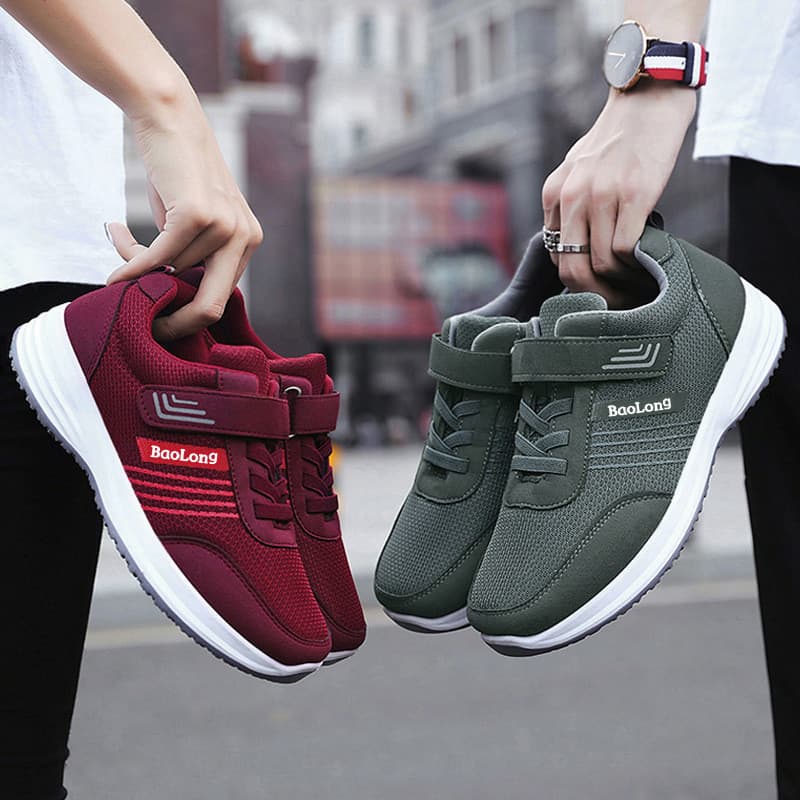 Sapatos Confortáveis Para Caminhada De Primavera , Calçados Esportivos Com Sola Macia , Mãe , Meia-Idade E el