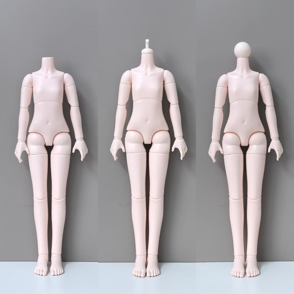 Venda direta: Novo modelo de boneca supermodelo de 6 polegadas, corpo base MJD, boneca BJD articulada com múltiplas junt
