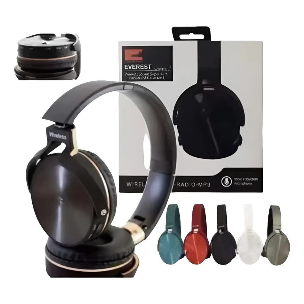 Fone de Ouvido Bluetooth Sem Fio jb Everest 950BT Wireless Radio FM Mp3 Cartão Memória-LC