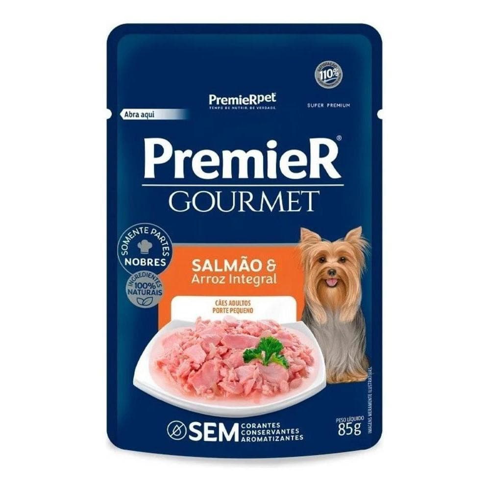 Sache Gourmet Cães Adultos Salmão 85G Premier