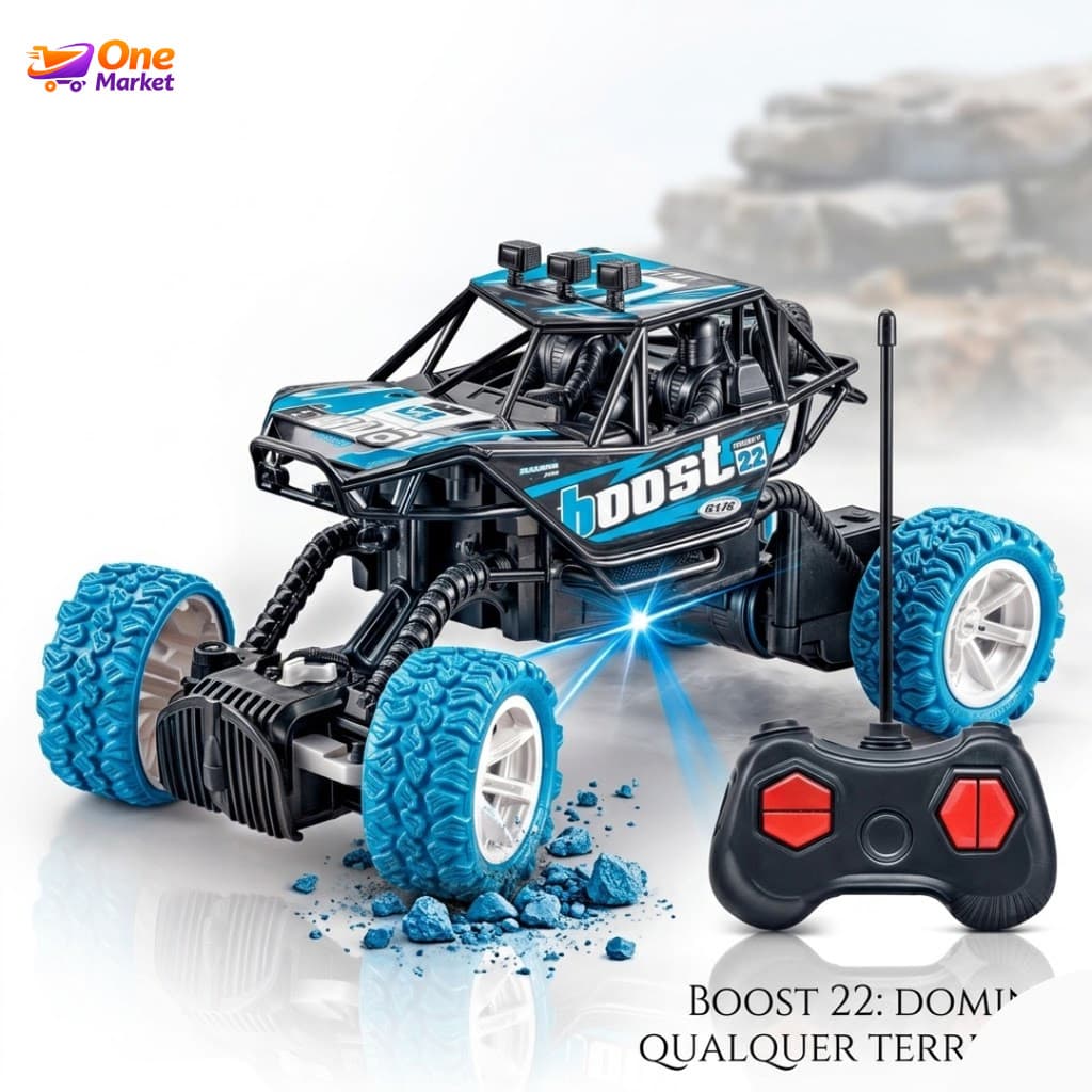 Carrinho de Controle Remoto Brinquedo Super Carro 7 Funções Duas Cores