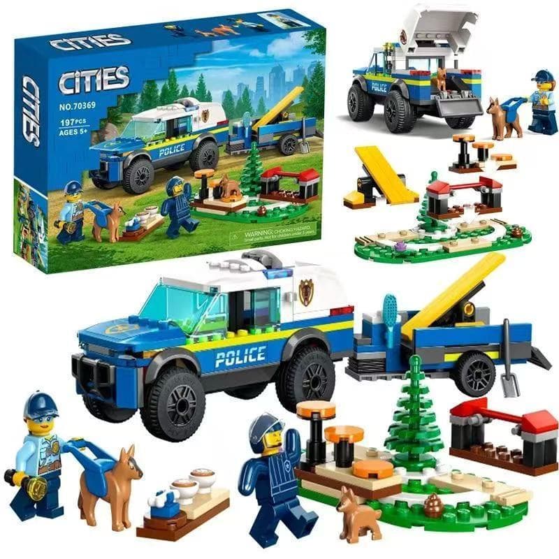 300 peças de blocos de montar Lego, série camping, modelo de caminhão, ônibus, iate, carro, brinquedos educativos cientí