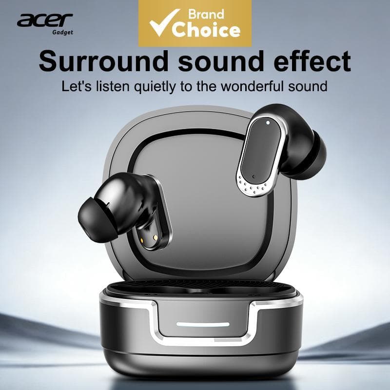 Fones de ouvido Acer OHR751, fone de ouvido sem fio, fones de ouvido bluetooth com microfone, 4 horas de música