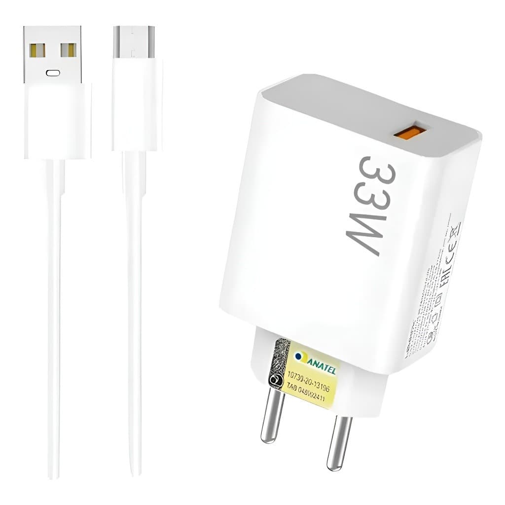 Carregador Rápido Micro USB Para Celular Redmi 7A