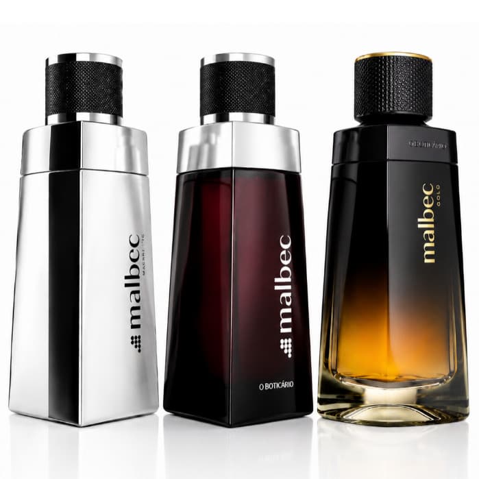 Perfumes Masculino 3 Malbec Importado com Essência Intensa Fixação Prolongada