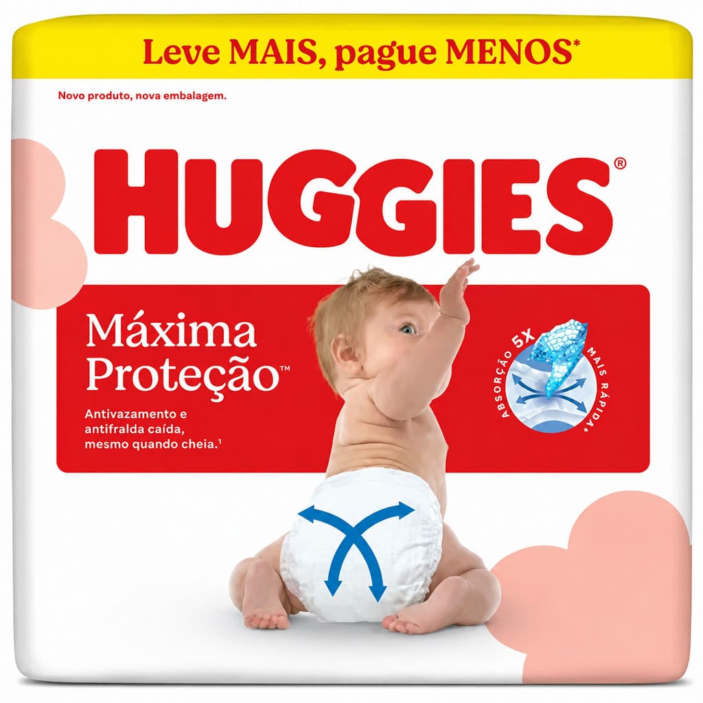 Fralda Huggies Supreme Care Hiper G Com 58 Fraldas