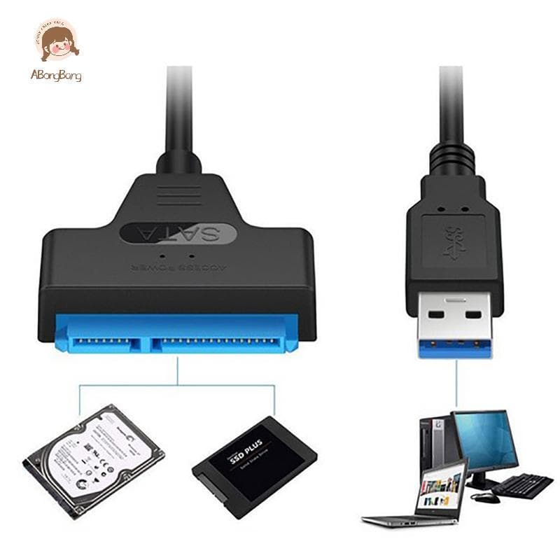 ABongBang USB 3.0 Para SATA 2.5 " Leitor Adaptador De Unidade De Disco Rígido Externo Cabo SSD HDD Agradável