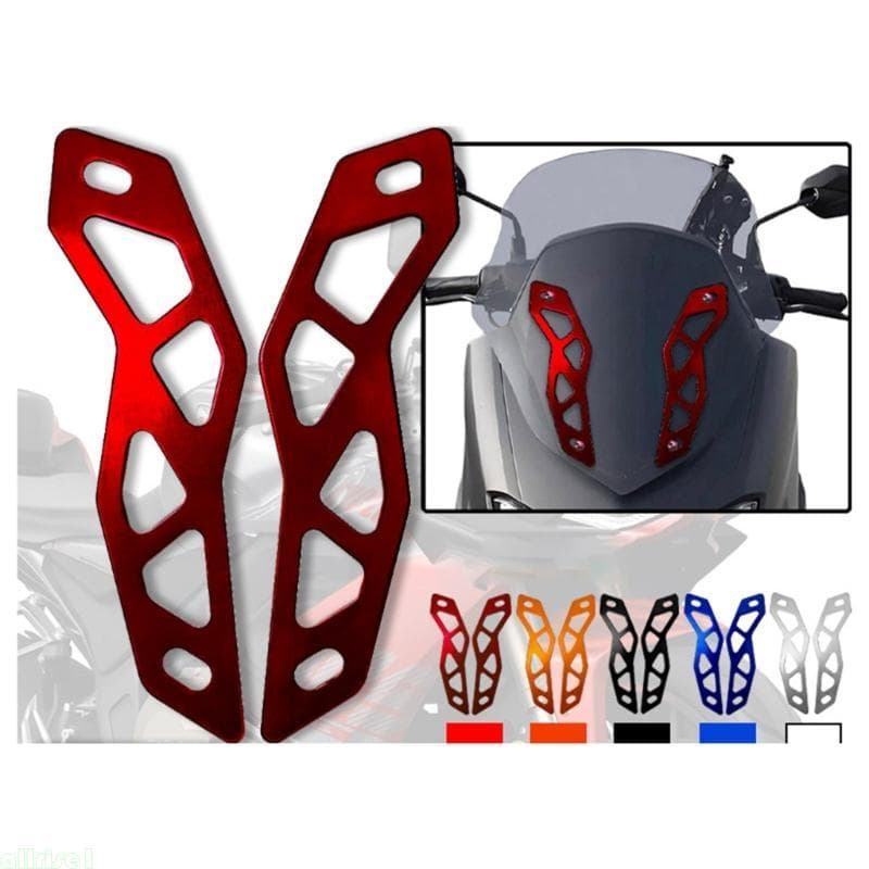 Todos Os Pares De Suporte De Pára-Brisas De Alumínio Para 150 Acessórios De Moto Proteção Aprimorada Regulador Brisa
