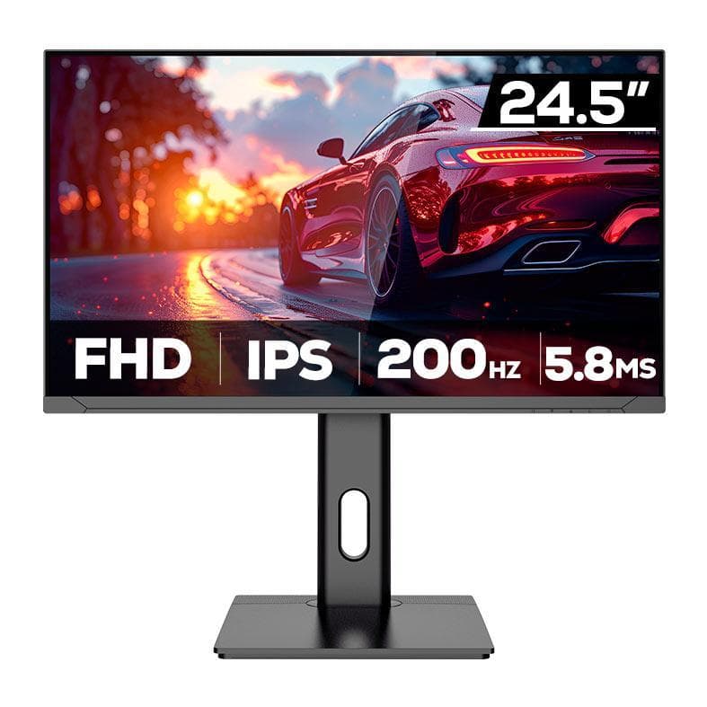 Monitor Gamer Aigo Darkflash S256FG, 24.5 Pol, IPS, FHD, 5ms, 200Hz, HDMI/DP/USB, DARKFLASH-S256FG