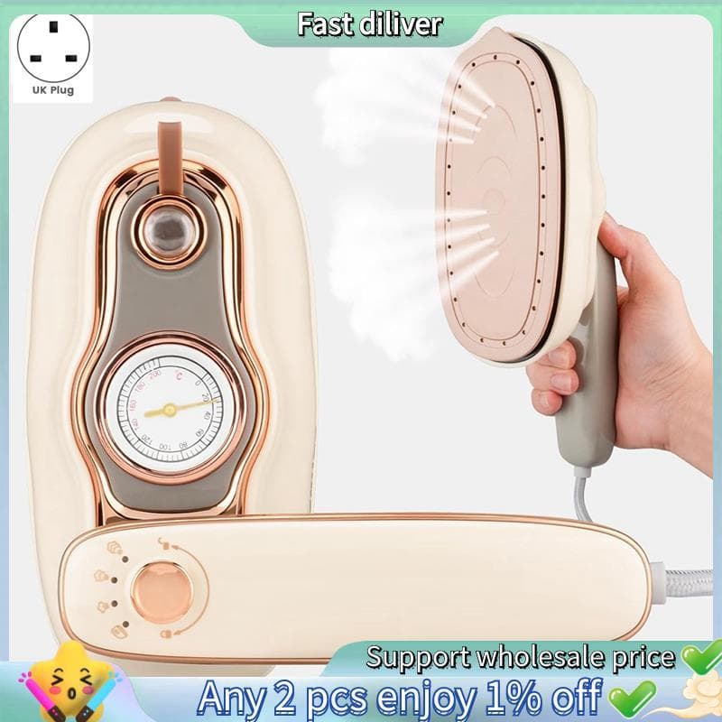 Ferro A Vapor Para Viagem , Vaporizador Portátil Roupas , Mini , 180 ° De Giratório , Plugue Do Reino Unido