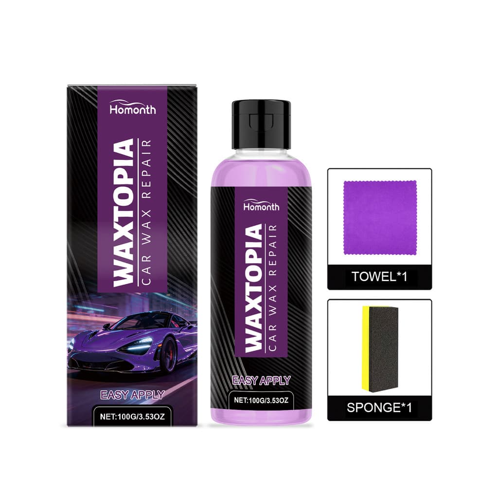 Homês Kit de cuidados com pintura de carro, limpeza suave diária, manchas de arranhões de carro, remodelação, melhora o 