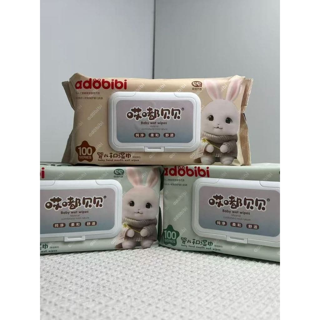 Aidube Lenços umedecidos para mãos de bebê, limpeza suave, hidratante, extra grosso, pacote extra grande, lenços umedeci