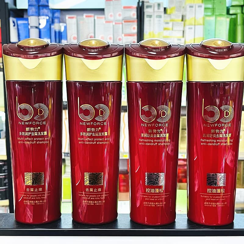 New Power 3D Anticaspa Shampoo Anticoceira Sedoso Suave Hidratante Controle de Óleo Refrescante Shampoo de Fragrância de