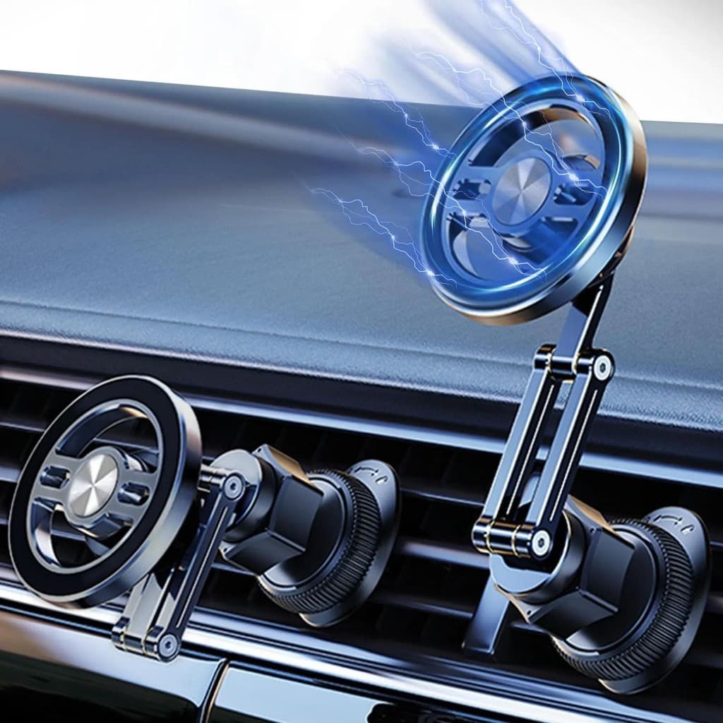Suporte Magnético Para Telefone Carro Hipacool Magsafe Ventilação De Ar 360 ° Rotação Dobrável Acessórios Universais iPh