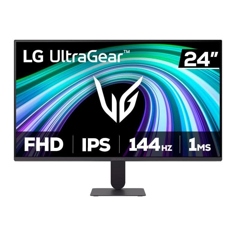 Monitor Gamer LG Ultragear 24G411B, 24 Pol, IPS, FHD, 1ms, 144Hz, G-SYNC/FreeSync, HDMI/DP, 24G411B-B
