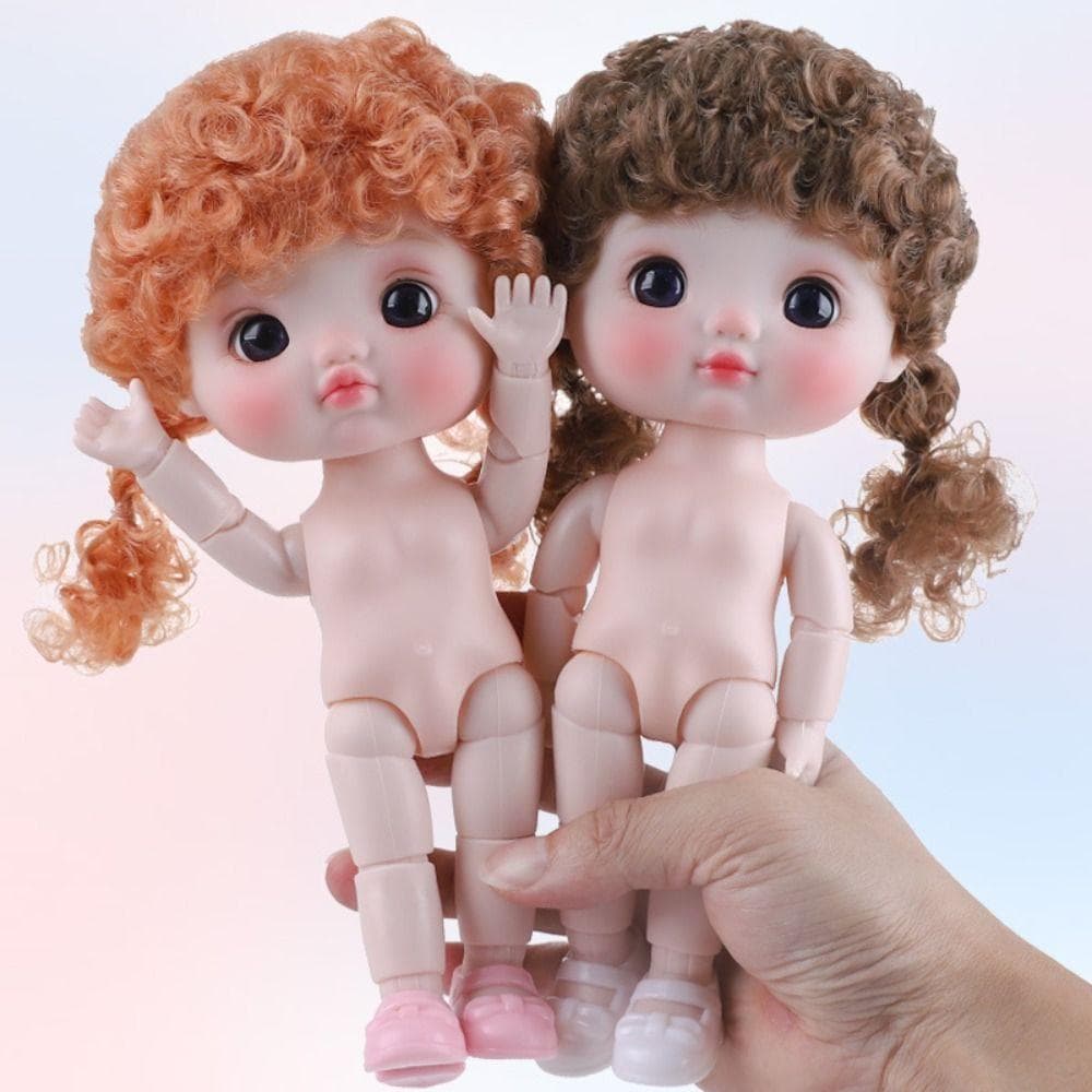 Nu 21 Boneca Articulada Esférica , Lindo Corpo De Articulado Móvel Kawaii 1/6 BJD , Brinquedos DIY De Cabeça Grande Com 