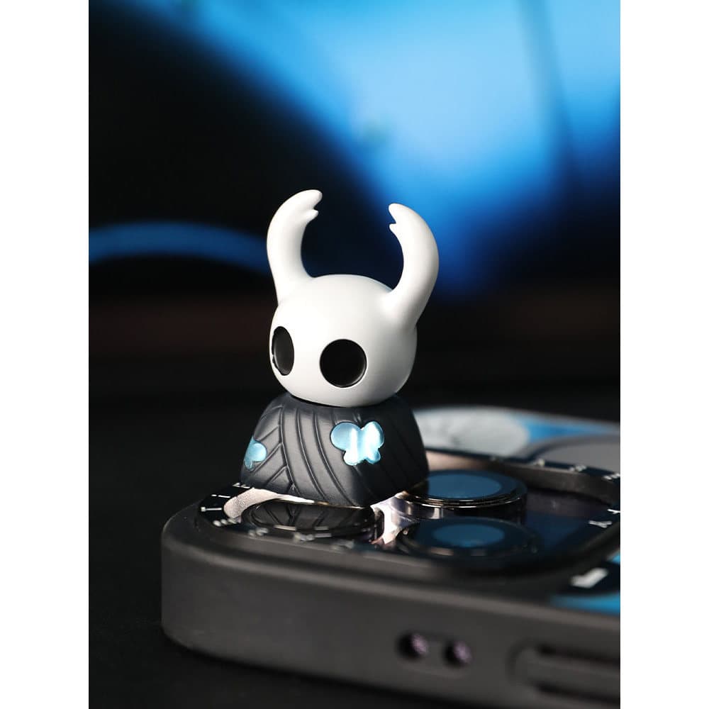 Canção de seda oco cavaleiro Keycap único transparente único criativo teclado boné resina teclado mecânico ESC presente
