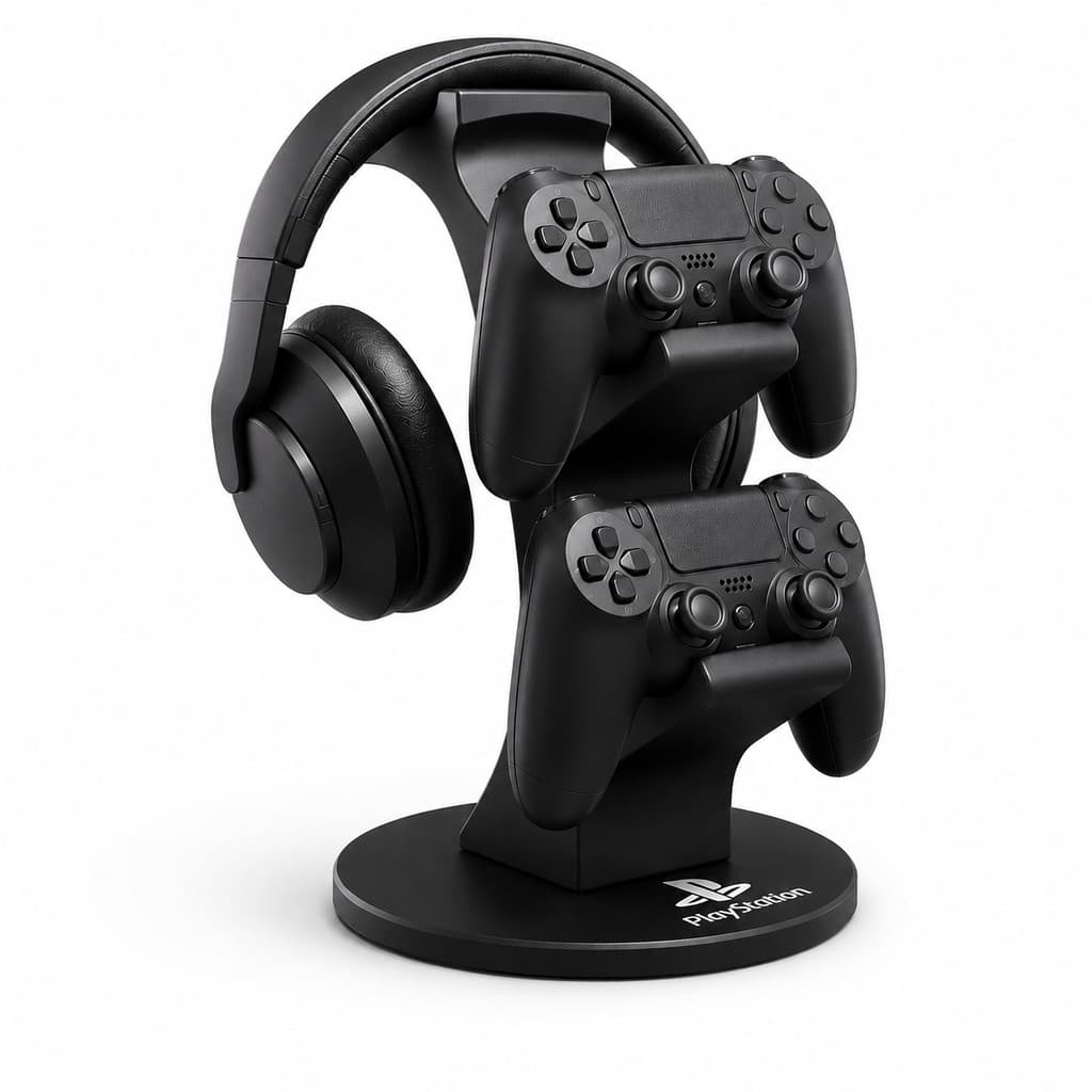 Suporte Controle Videogame Gamer Ps3 Ps4 Ps5 Headset