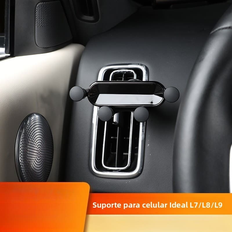 Adequado para suporte Ideal para carro de celular L7/L8/L9, estrutura de suporte, saída de ar condicionado, navegação mo