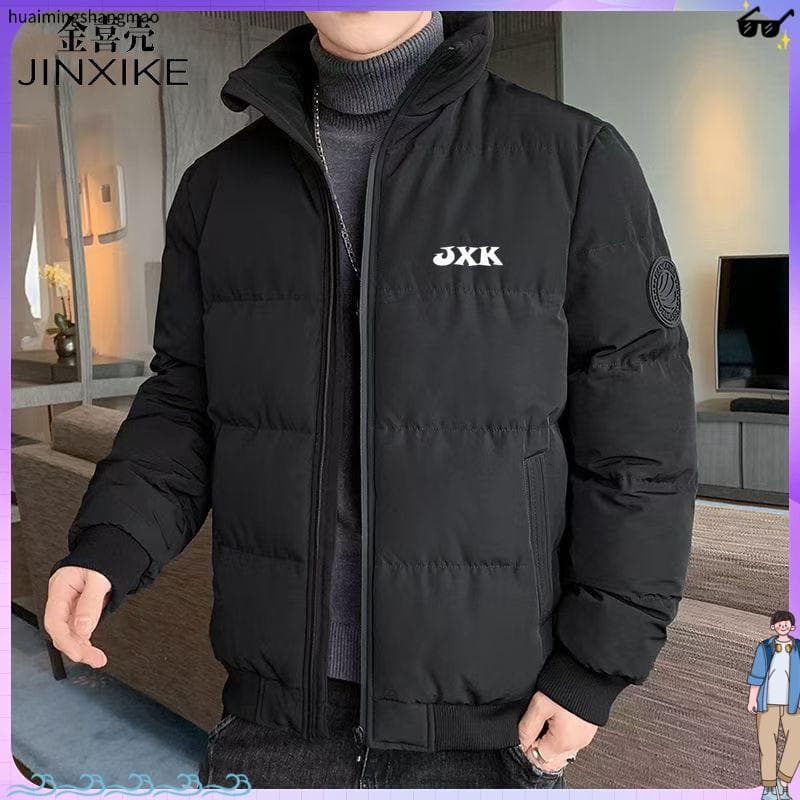Jinxi Shell Down Jaqueta Acolchoada 2025 Masculino Novo Estilo Inverno Tamanho Grande Solto Jaqueta Acolchoada Masculina