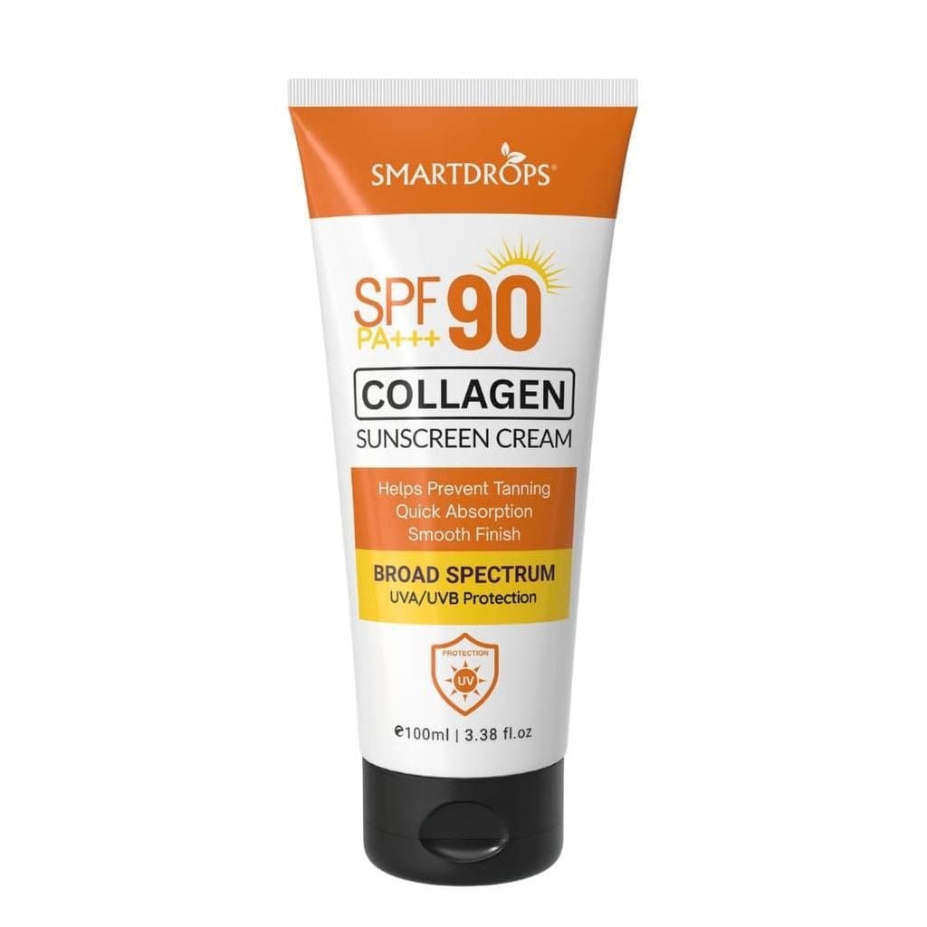 Protetor Solar com Colágeno SPF90 |   Protetor solar facial de amplo espectro SPF90 |   Protetor solar hidratante facial