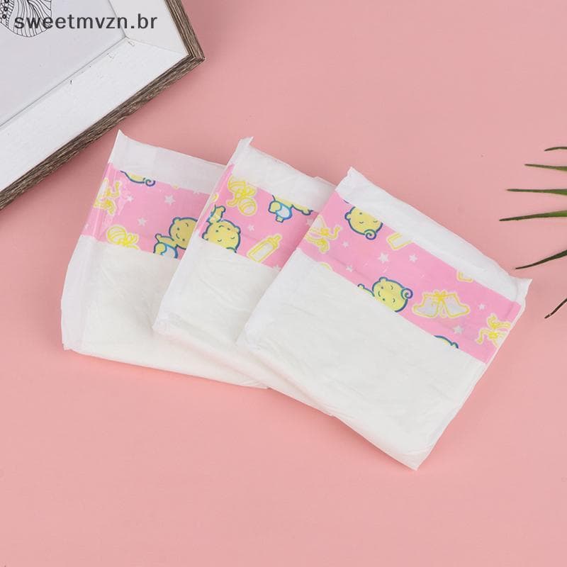 sweetmvzn 3 Peças De Calças De Fraldas Para Bonecas , Acessórios De Presente , Brinquedos Infantis DIY BR
