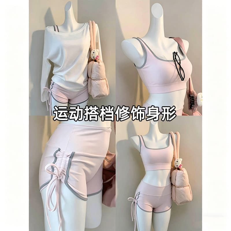 Com almofada no peito correndo esportes colete roupas de Fitness Shorts apertados Pilates Yoga roupas terno feminino