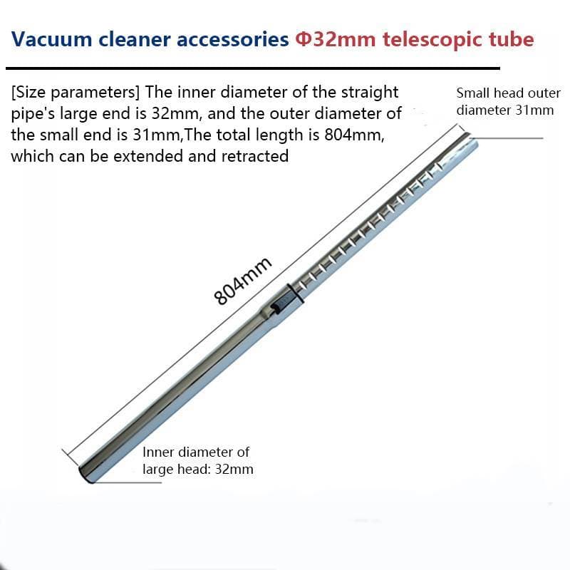 [Init-t] Aspiradores De Pó Allmon Acessórios DIY 32mm Tubo Universal Telescópico De Aspirador Novo