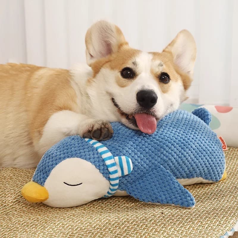 Brinquedo para cachorro Molar resistente à mordida voz auto-feliz alívio do tédio ferramenta útil filhote de cachorro Co