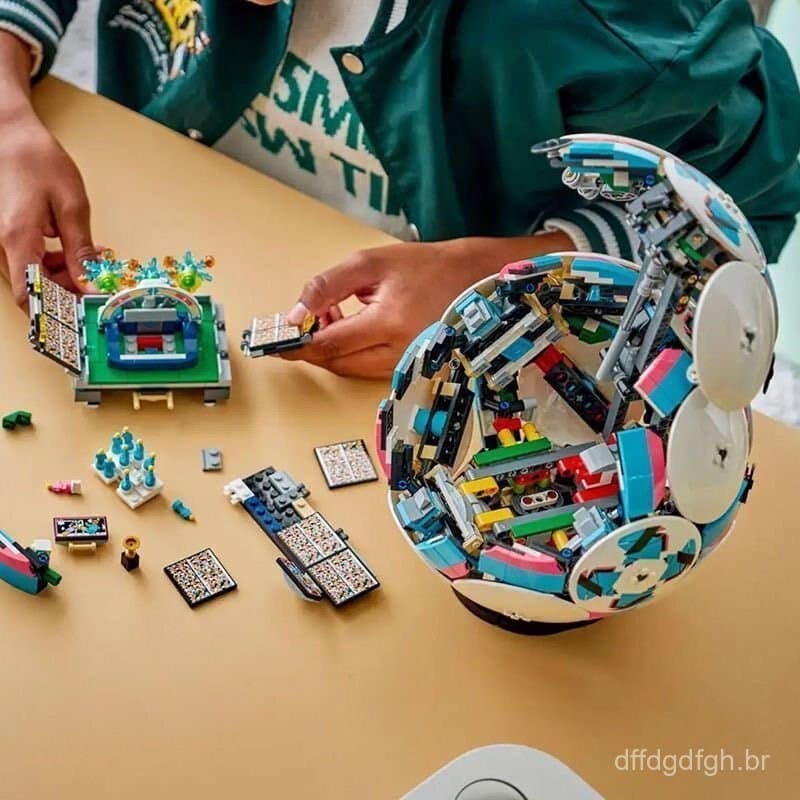 1498 Peças de Blocos de Montar Lego, Série Copa do Mundo, Brinquedo Educativo de Montagem para Meninos, Presente