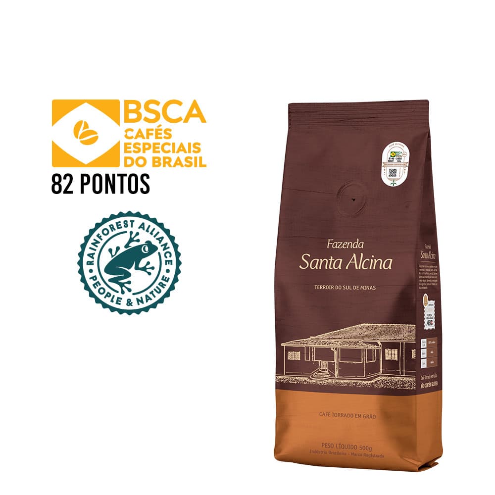 Café Fazenda Santa Alcina em Grão 500g