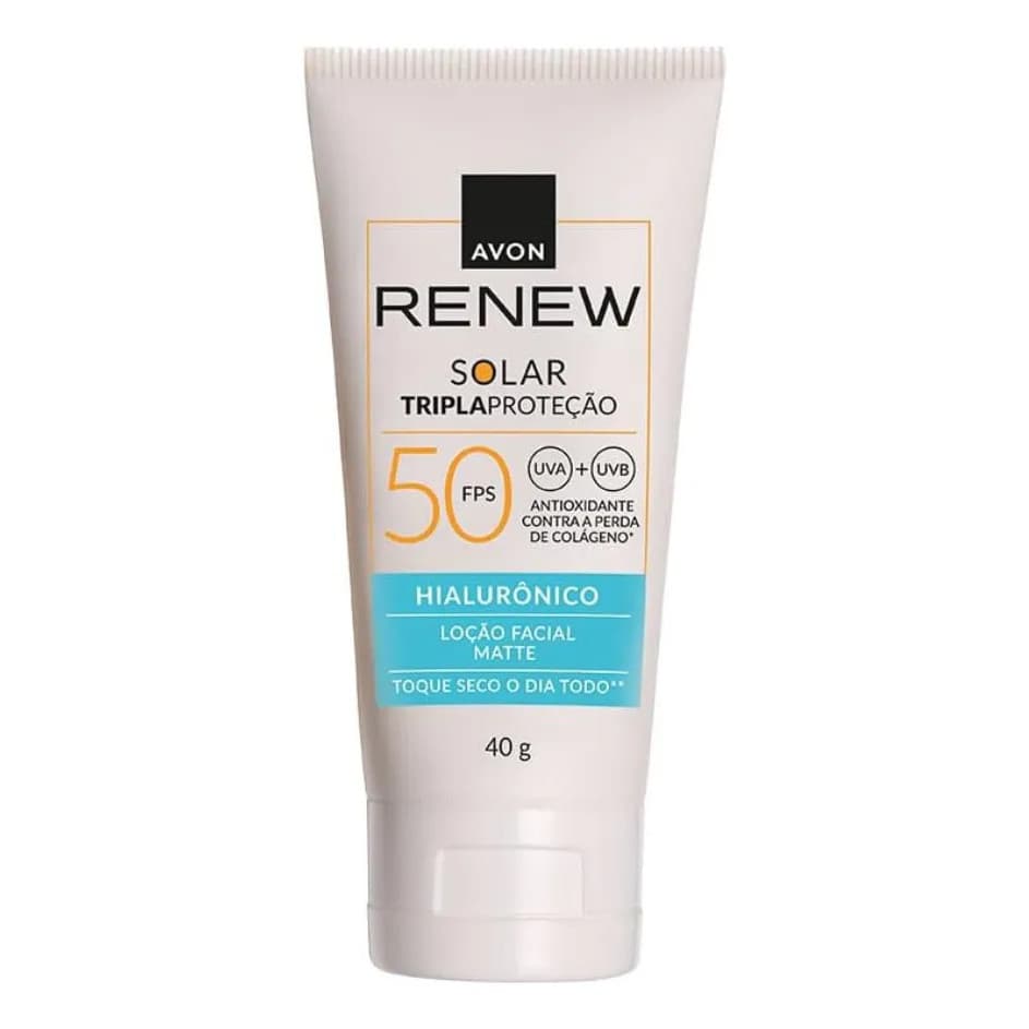 Avon Renew Protetor Solar Fps 50 Com Ácido Hialurônico