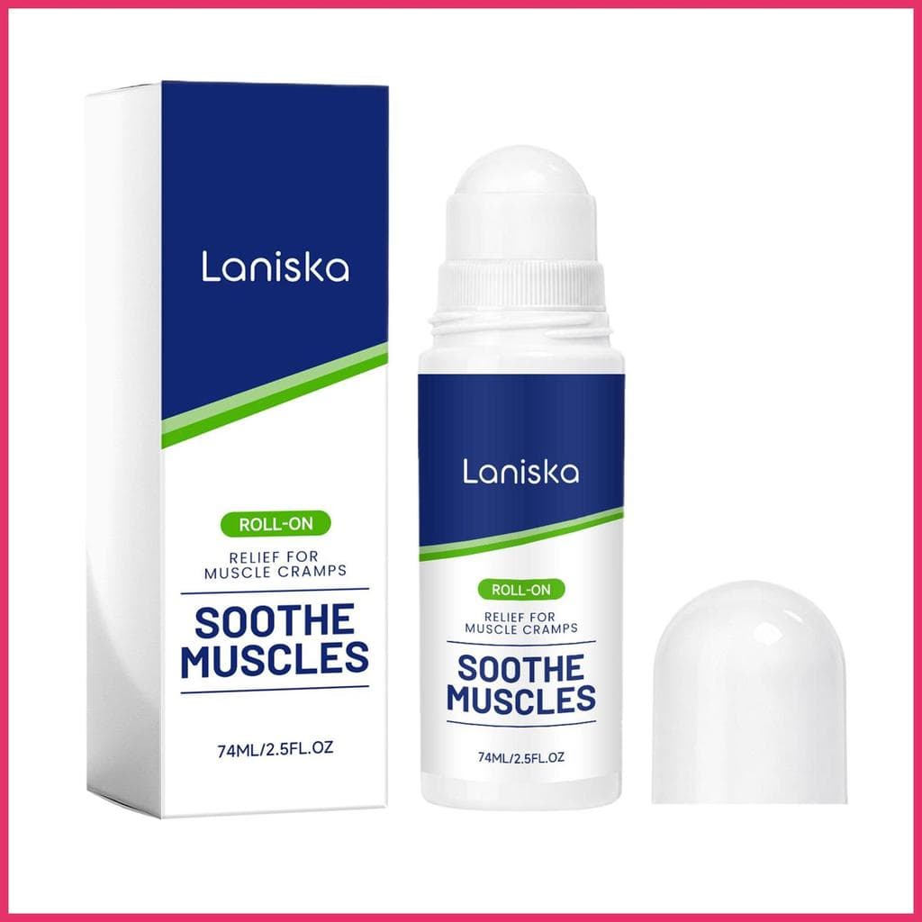 Gel De Cuidados Musculares 74ml , Não Gorduroso , Roll-On , Massageador , Hidratante , Calmante Muscular Corporal Para C