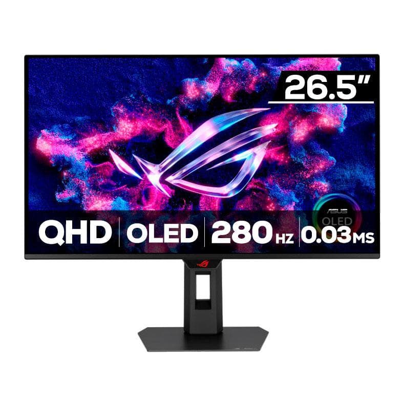 Monitor Gamer Asus ROG Strix, 27 Pol, OLED, QHD, 0.03ms, 280Hz, Adaptive-Sync, HDMI/DP, XG27ACDMS