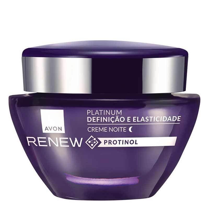 Creme Avon Renew Platinum 50g 55+ Cuidado Anti-Idade
