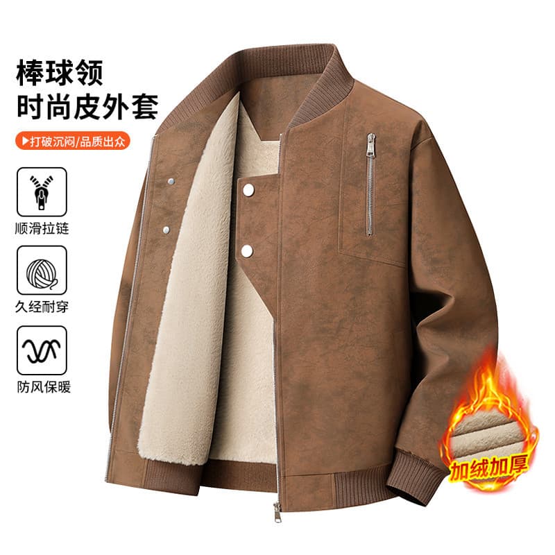 W Inverno Gola Jaqueta Masculina De Couro PU Outono Novo Estilo Jaqueta De Couro Masculina Lapela Versão Coreana Jaqueta